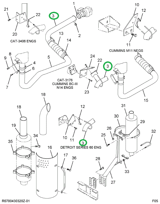 1674059C1 PIPE ASM EXHAUST