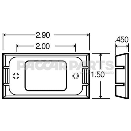 00790TLT ADAPTER-MOUNT GREY MDL 15