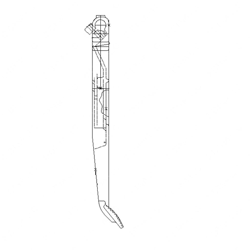 02-12214-000 PEDAL, CLUTCH