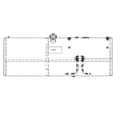 03-30673-000 TANK-FUEL,RECT,80 GAL,STEEL,PAINT,LH