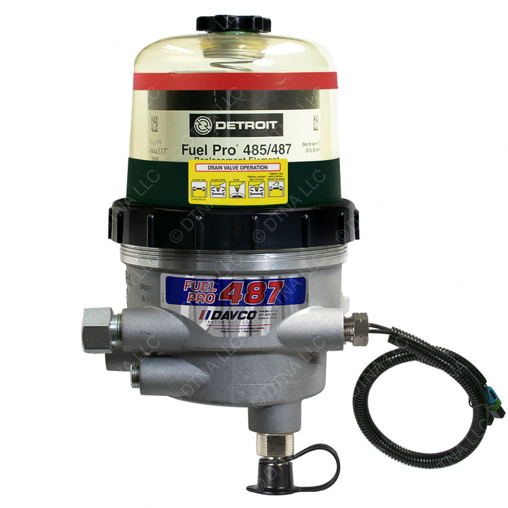 03-42051-012 FUEL WATER SEPARATOR-487,ESOC,BLK BND