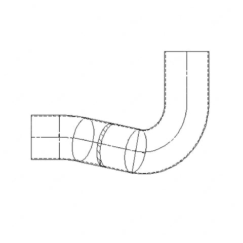 04-15653-000 PIPE-EXHAUST,5IN INLET MUF,ALUM STL,RH