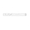 04-16621-001 PIPE-EXHAUST,5IN X 15DEG,53.5