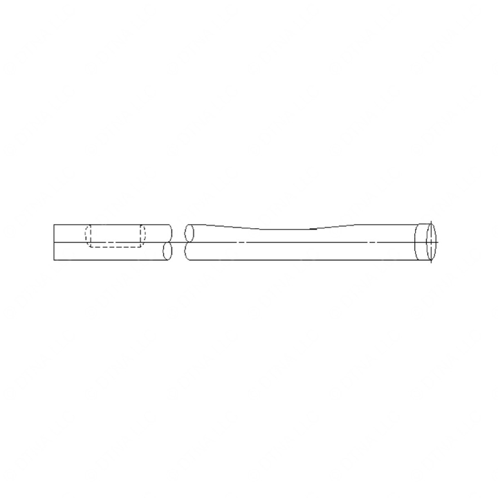 04-16621-001 PIPE-EXHAUST,5IN X 15DEG,53.5