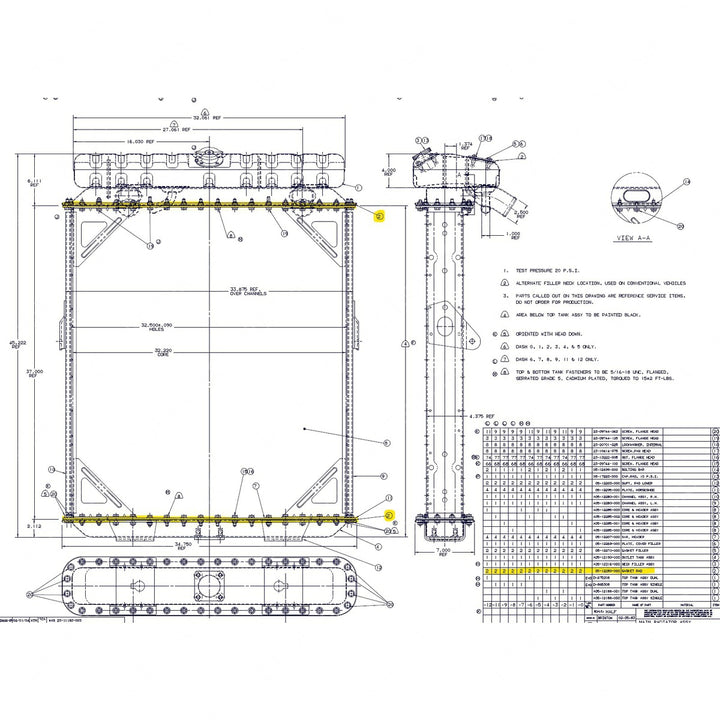 05-12289-000 GASKET-RADIATOR TOP TANK