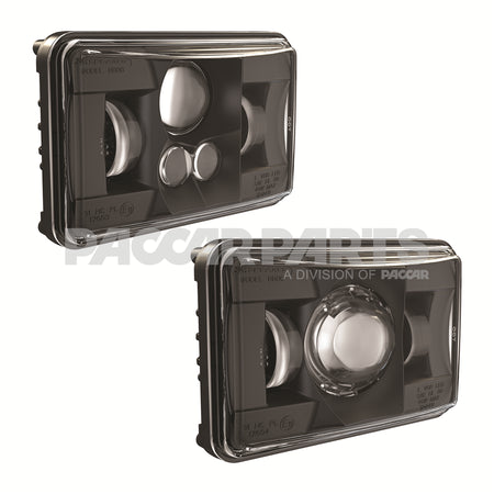 0552551JWS HEADLIGHT-8800 EV2 4X6 LED LB BLACK