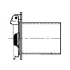 06-65293-000 HSG-RCPT BLK HTR CHROME