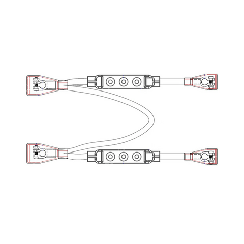 06-90631-000 JUMPER-IN RAIL,4 BATT,POS,TAPER