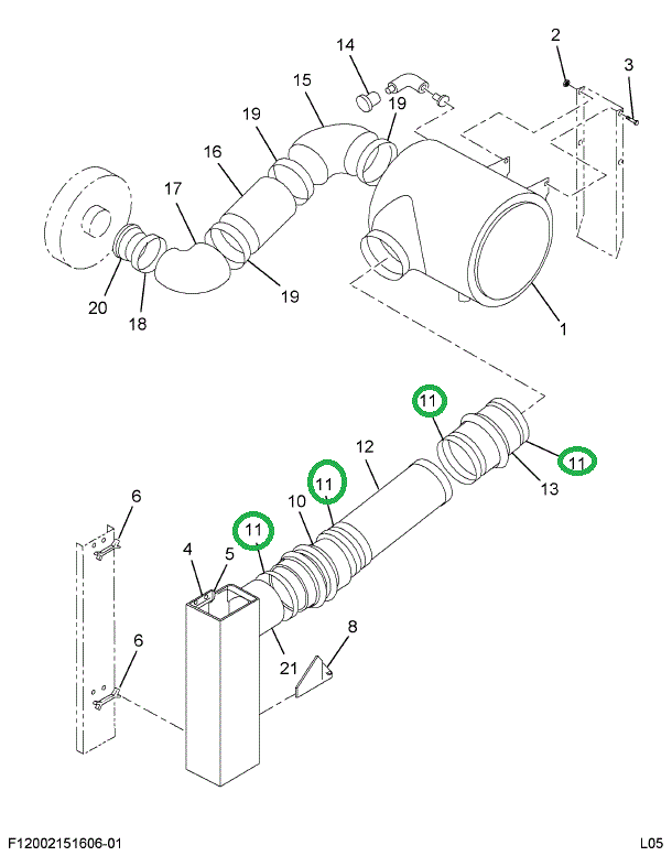 1132717C1 CLAMP ASSY HOSE