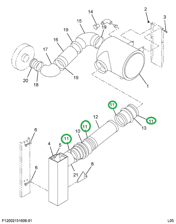 1132717C1 CLAMP ASSY HOSE