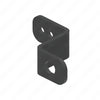 12-25411-000 BRACKET-PNEUMATIC ROUNTING,SHORT 3 HOLE,