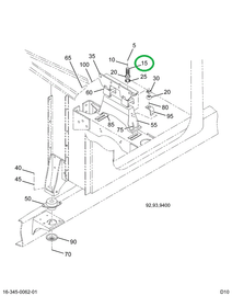 133201H SPRING ENG MTG FRT