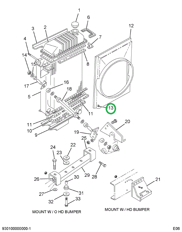 133322R1 Washer, 5/16, Cab Mounting