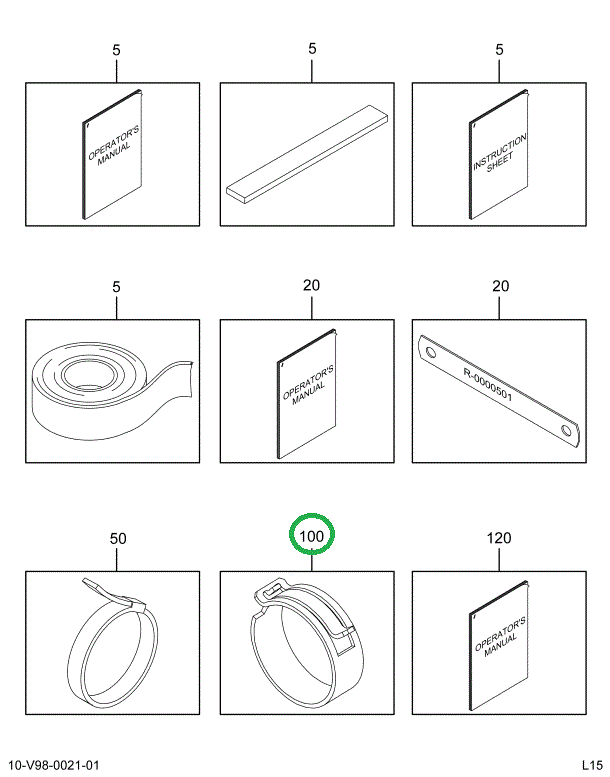 1385332R1 CLIP BATT BANDING CLAMP
