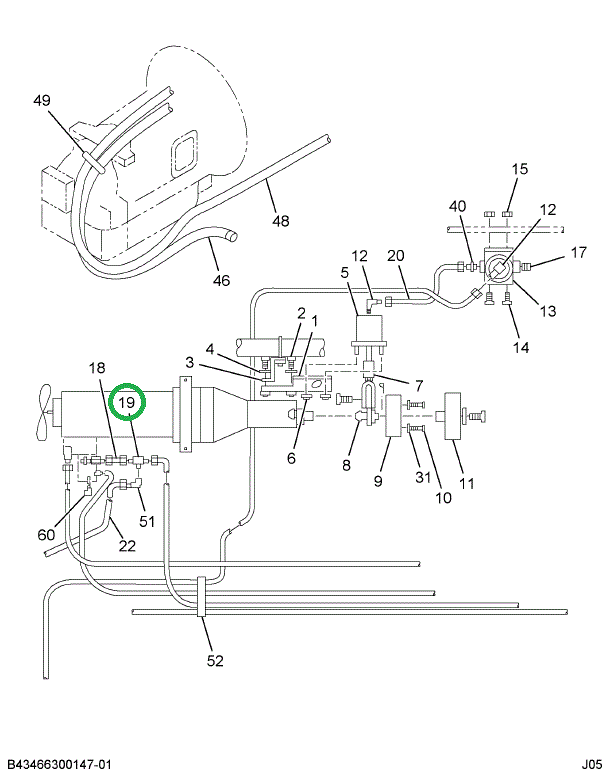 13956H TEE COMP TUBE 3&8 X 1&4 P