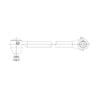 14-10281-000 ROD-STEERING,DRAGLINK 1882 .97/.97 0.0