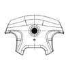 14-18893-000 CAP-CENTER,WHEEL,STEERING,W/ LOGO