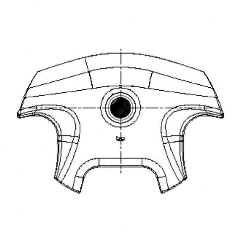 14-18893-000 CAP-CENTER,WHEEL,STEERING,W/ LOGO