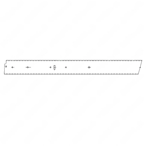 15-13878-480 RAIL, FRAME .344 L.H