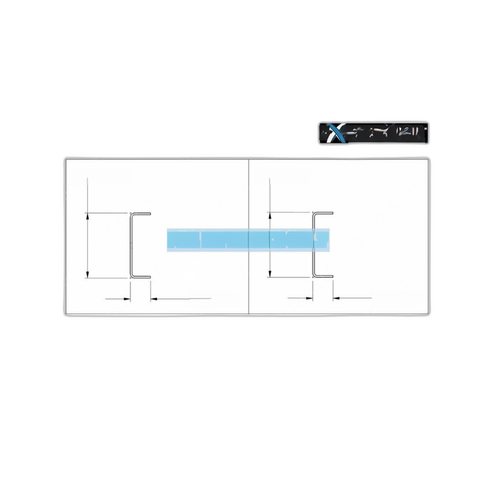 15-25676-337 UPR RAIL-1/4X2.79X9.00,RH