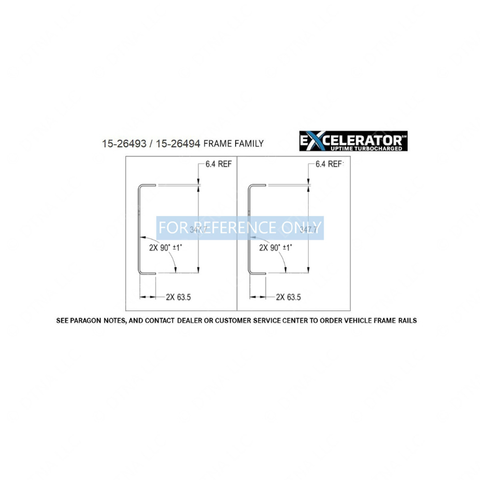 15-26493-005 FRAME-FRONT,125.92IN,XCM,LH