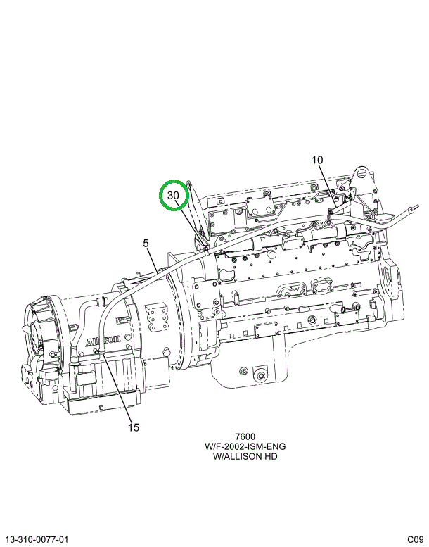 1514195C2 BRACKET  XMSN FILL TUBE