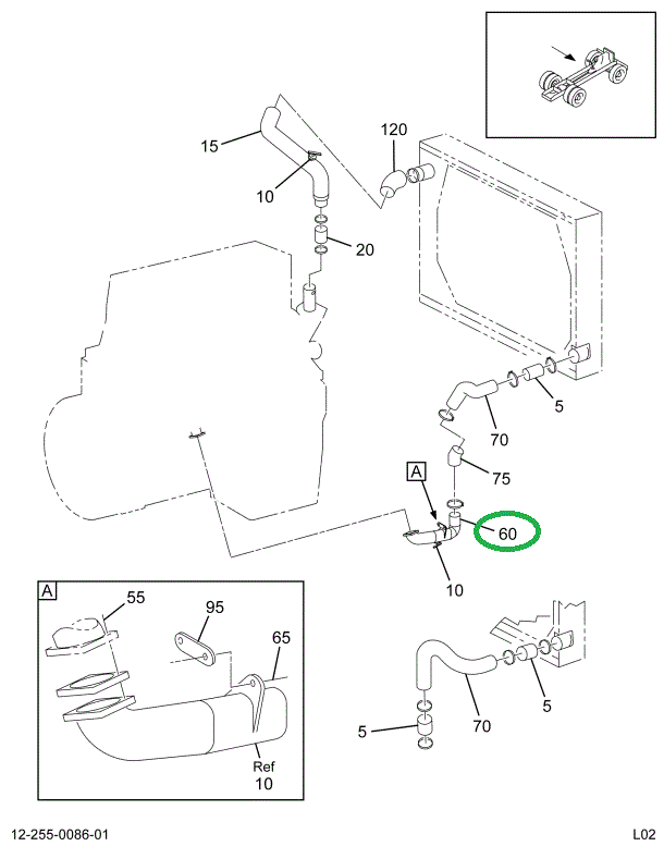 1514653C3 PIPE RAD WATER INLET CASTING