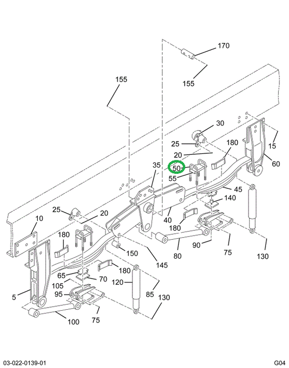 1515178C1 Bolt, u Spring 1 X 13 1/2 Un