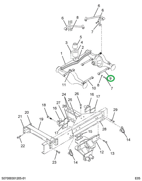 1515971C1 Torque Rod, Suspension, Adjust