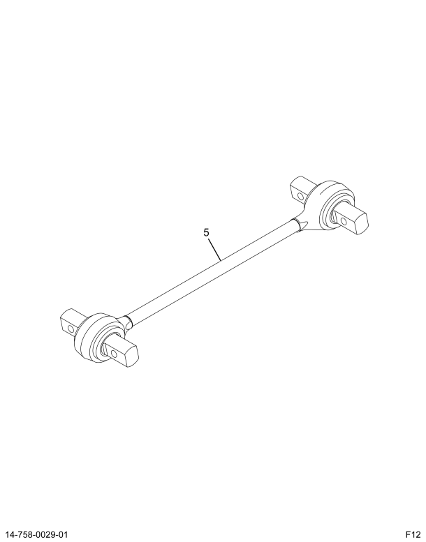 1516872C92 ROD ASSY TORQUE 23.5 IN LG