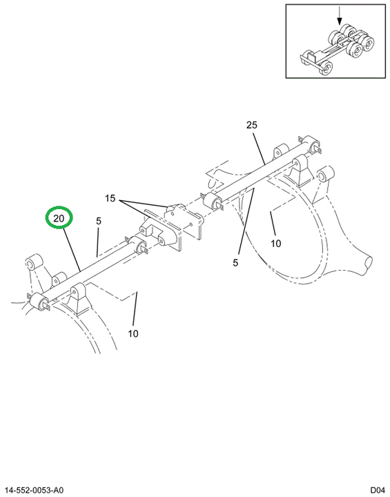 1516873C92 Rod, Torque 26 1/2 Long