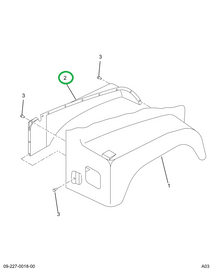 1516959C2 PANEL,FRONT FENDER SPLASH LT