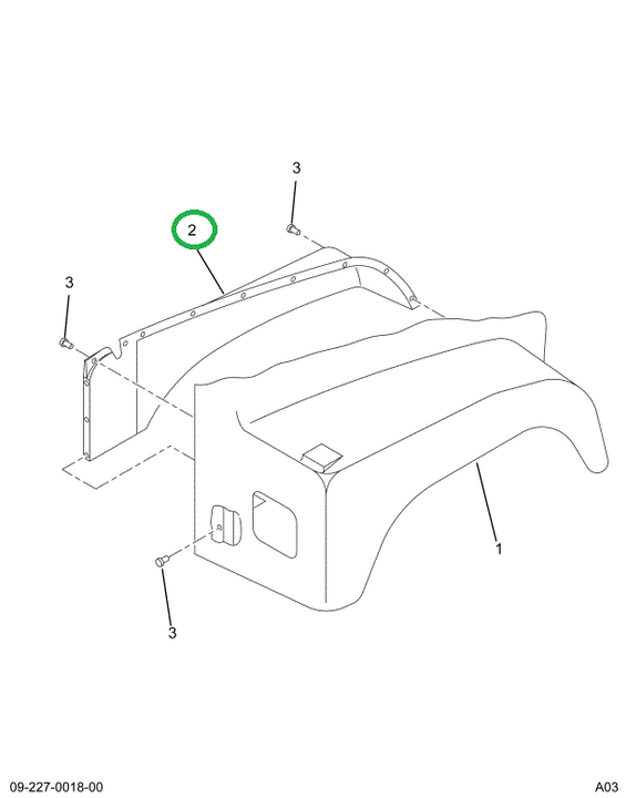 1516959C2 PANEL,FRONT FENDER SPLASH LT