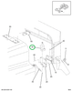 1517269C1 BRACKET HOOD GUIDE RT