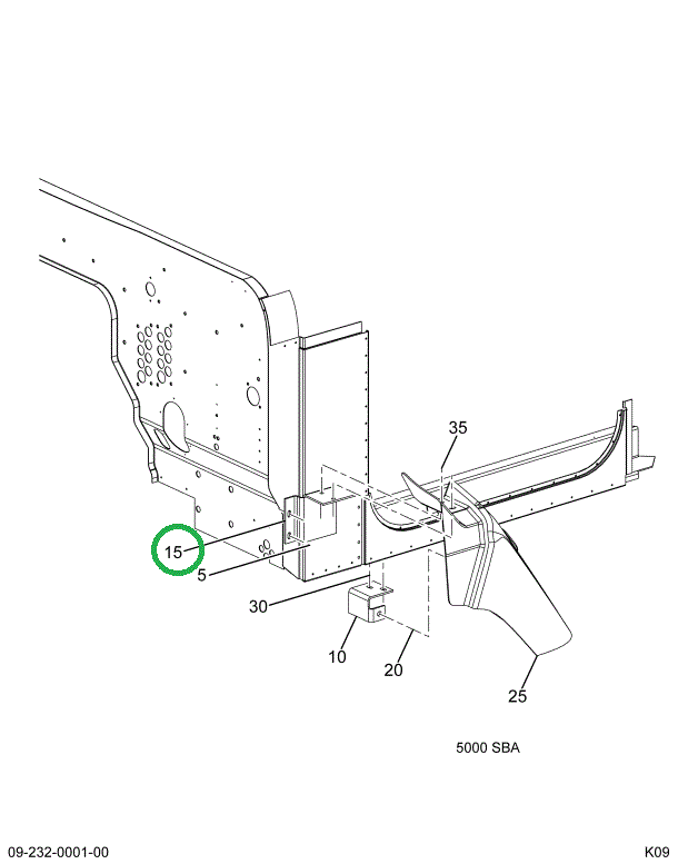 1517337C2 BRACKET FENDER EXT RH