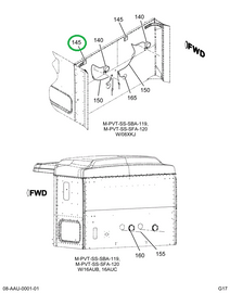 1517409C2 Bracket, Support Spot Light
