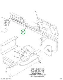 1517814C91 Harness, Elect, Warning Light,