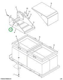 1518224C1 Plug, Button, Battery Box Hole