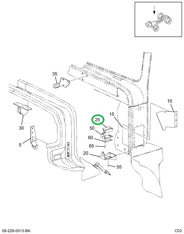 1518536C2 SPACER HOOD PANEL