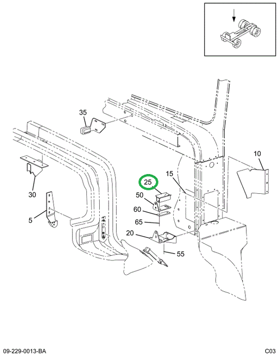 1518536C2 SPACER HOOD PANEL