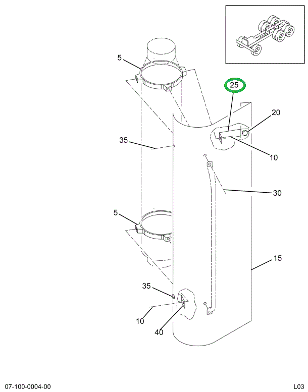 1518604C1 BRACKET EXH PIPE SHIELD