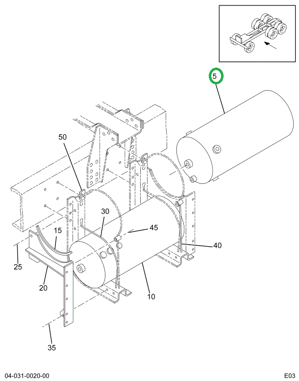 1518641C2 TANK AIR PRESS*