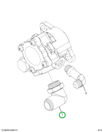 153619C91 ELBOW  90 DEG 1-1/16-12