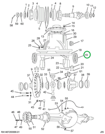 157501R1 NUT R WHEEL BRG ADJ