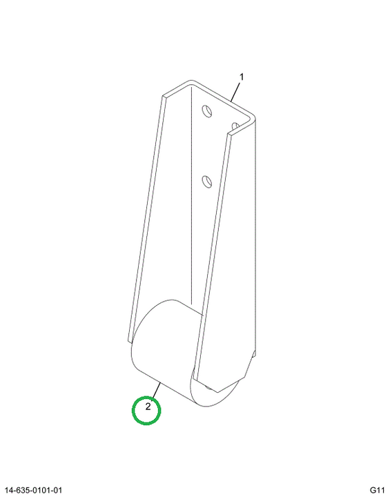 1609189C1 Stop, Axle Rear