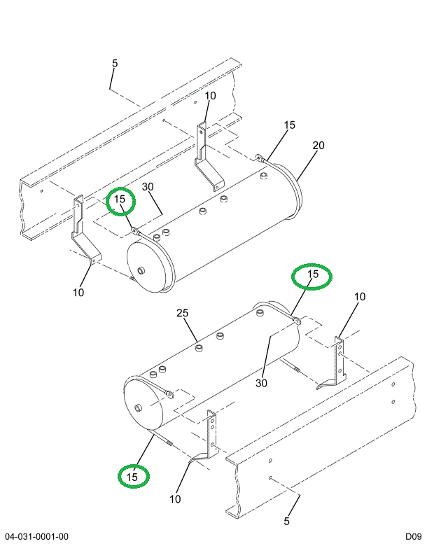 1610326C1 CABLE TANK MOUNTING