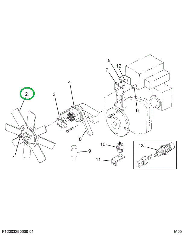 1611064C1 FAN ASSEMBLY PLASTIC