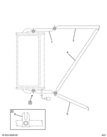 1616943C91 BRACKET ASSY MIRROR LH STAINLE