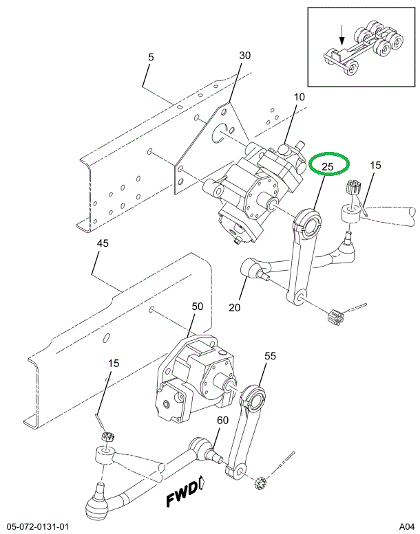 1619007C1 ARM STRG GEAR