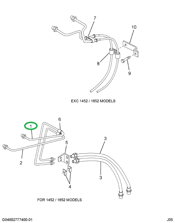 1619277C91 HOSE ASSY HYD PRIMARY